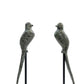 Lark Bird Sculpture Set